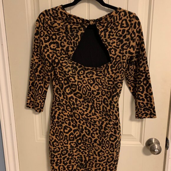 Guess Los Angeles Leopard Print Dress - Picture 2 of 8